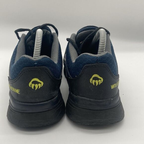 Mens Size 8M Wolverine Steel Toe Navy Work Shoes Sneakers W10749 - Picture 7 of 10